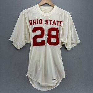 70’s Ohio State Buckeyes Spanjian Jersey Football VTG *VERY RARE* USA #28 Mens M
